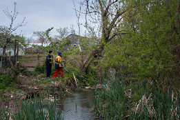 Lucrări de decolmatare a R&acirc;ului Leaotul-2017-3