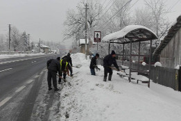 Deszăpezire cu beneficiarii VMG-18