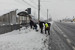 Deszăpezire cu beneficiarii VMG-20