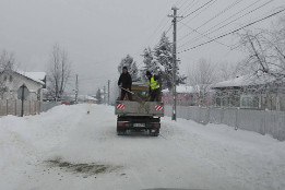 Deszăpezire cu beneficiarii VMG-14