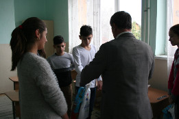 Moș Crăciun la clasele V-VIII-2017-2