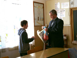 Moș Crăciun la Clasa a IV-a Miroslăvești-2017-2