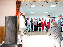 Moș Crăciun la Clasele I și a II-a Pietroșani-2017-11