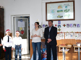 Moș Crăciun la Clasa a I-a Puchenii Mari-2017-1