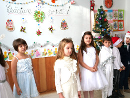 Moș Crăciun la Clasa a I-a Puchenii Mari-2017-12