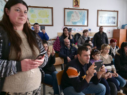 Moș Crăciun la Clasa a I-a Puchenii Mari-2017-18