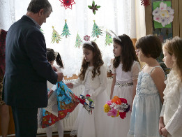 Moș Crăciun la Clasa a I-a Puchenii Mari-2017-2