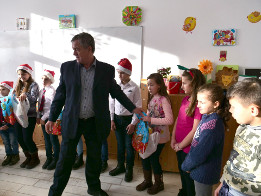 Moș Crăciun la Clasa a III-a Puchenii Mari-2017-2